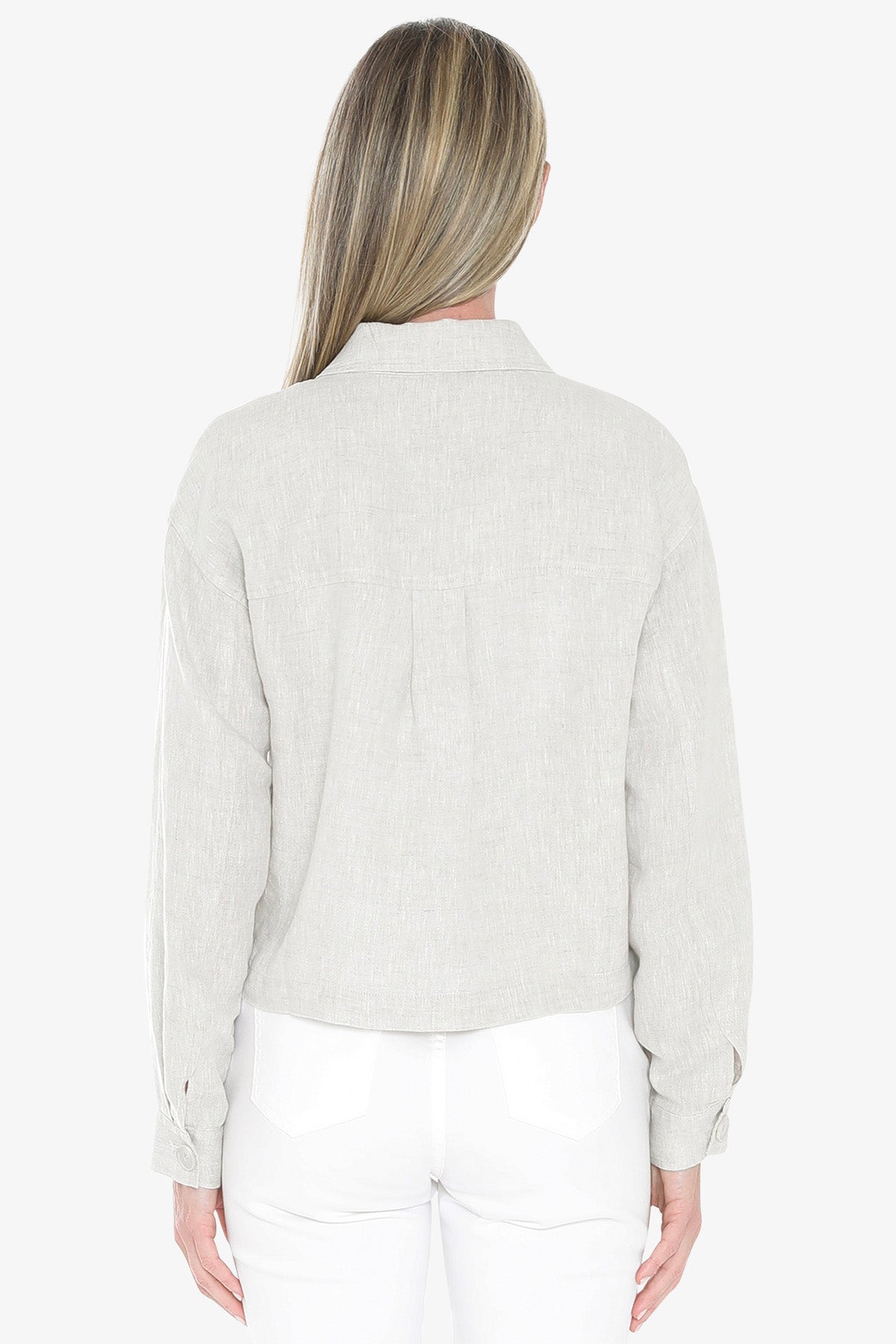 Womens Boxy Jacket Beige 596j4016a