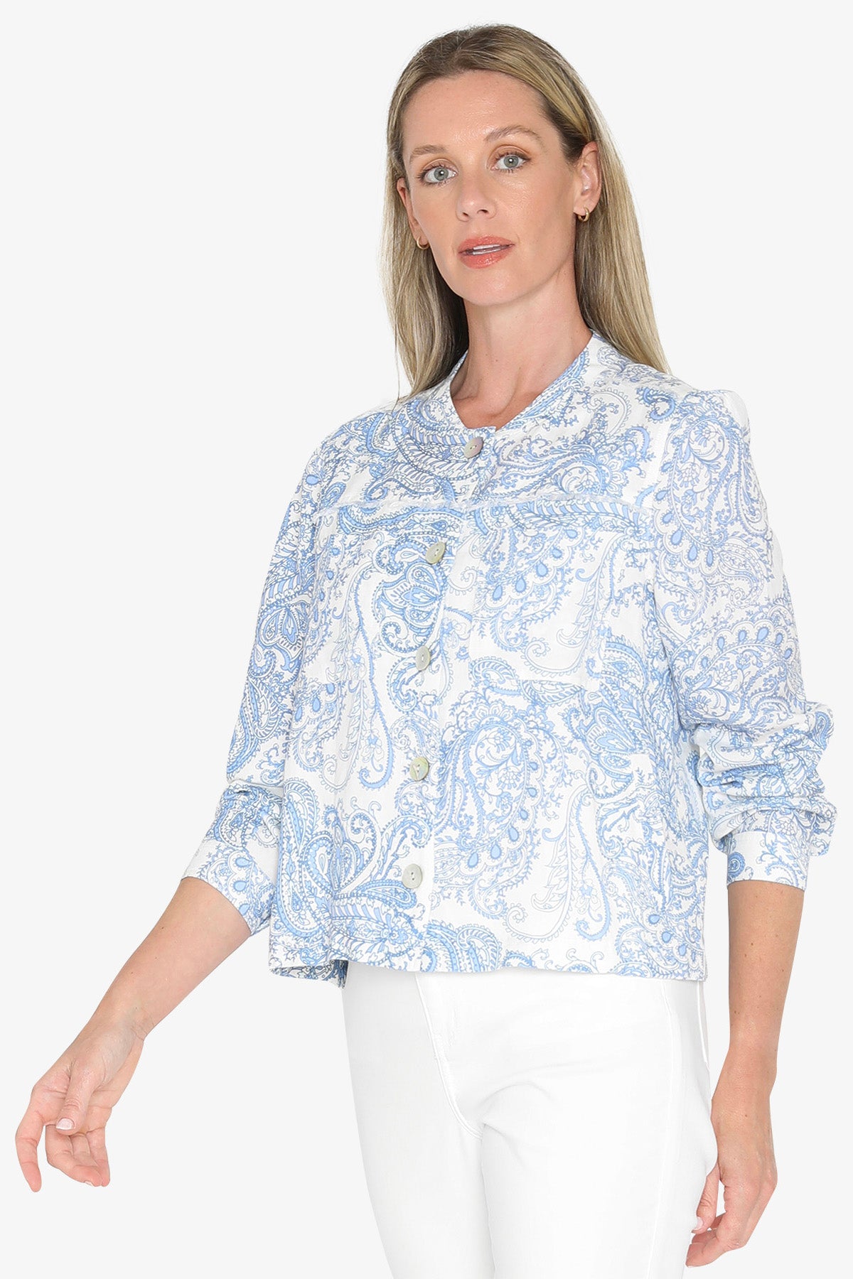 Womens Mykonos Jacket Blue 596j4081a