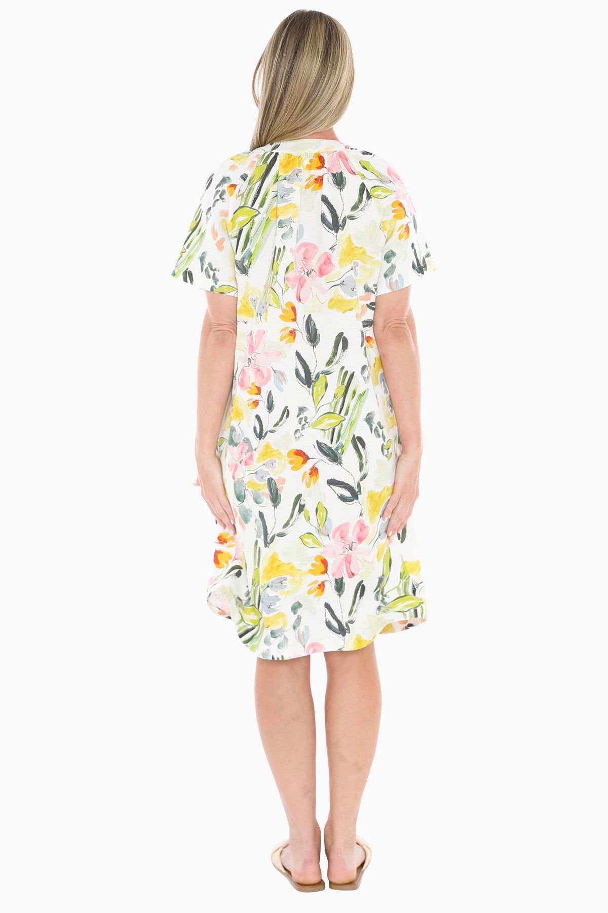 Womens Wildflower Shift Dress Multicolor 596j5076a