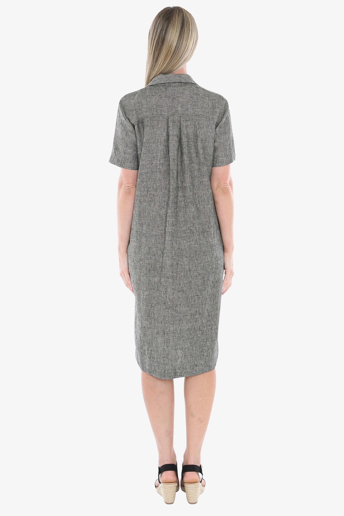 Womens 2 Pocket Dress Grey 596j5132a