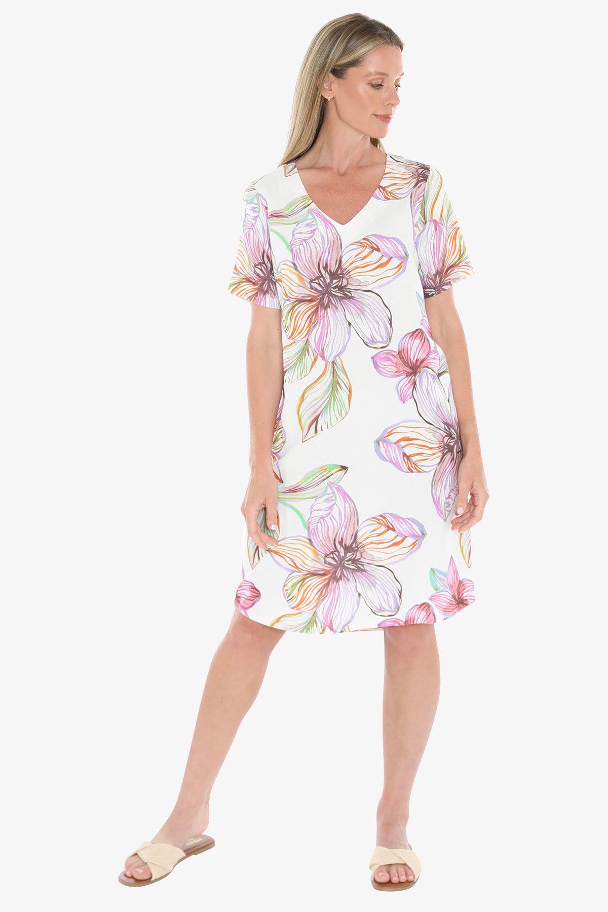 Womens Floraline Dress Multicolor 596j5148a