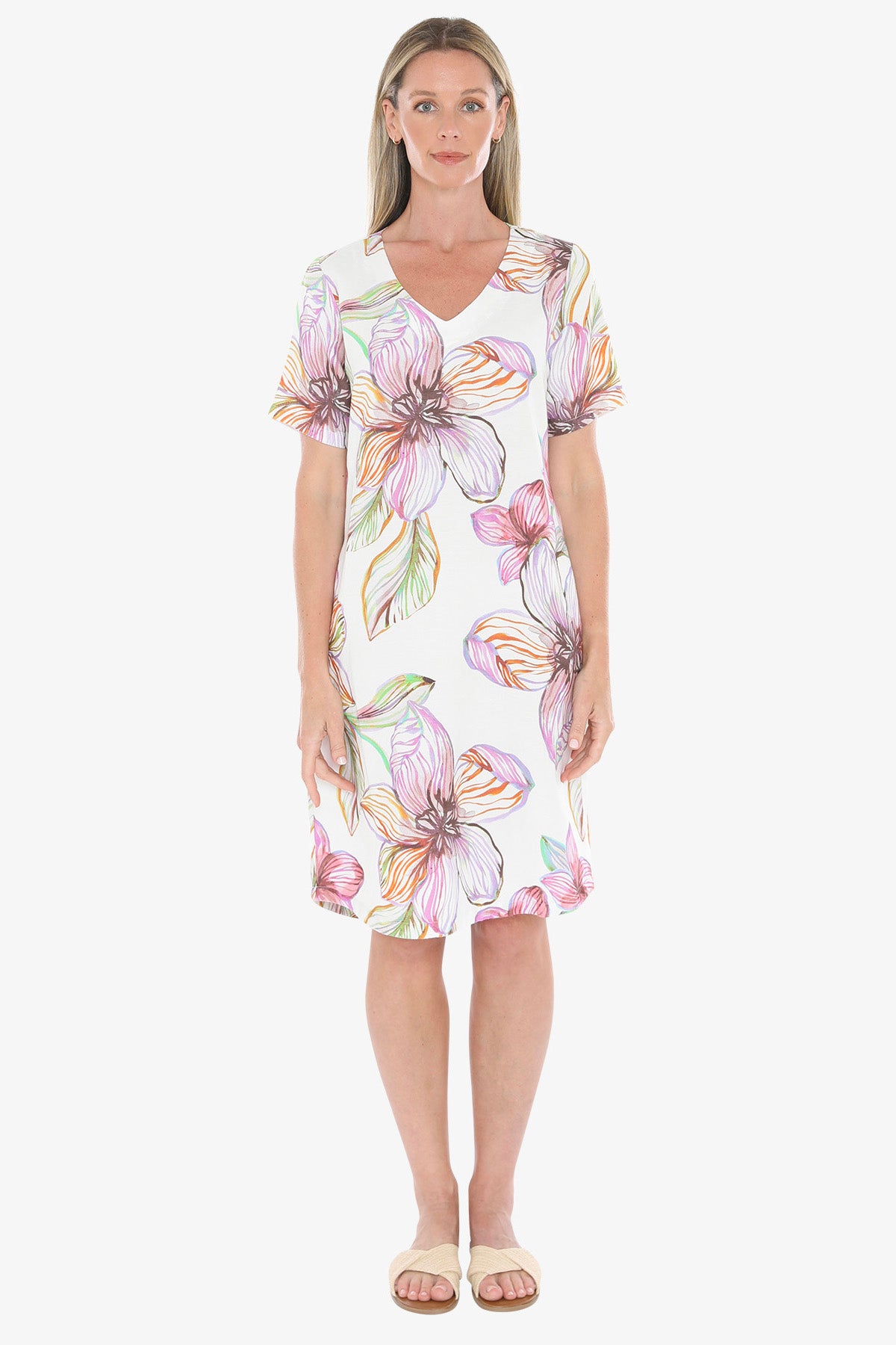 Womens Floraline Dress Multicolor 596j5148a
