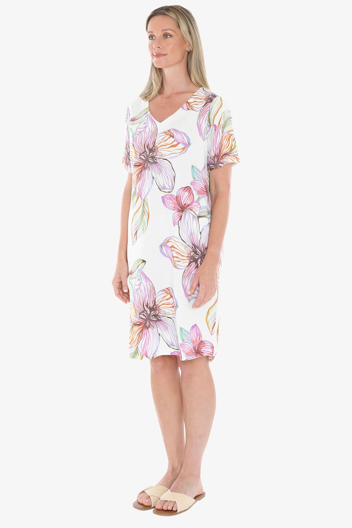 Womens Floraline Dress Multicolor 596j5148a