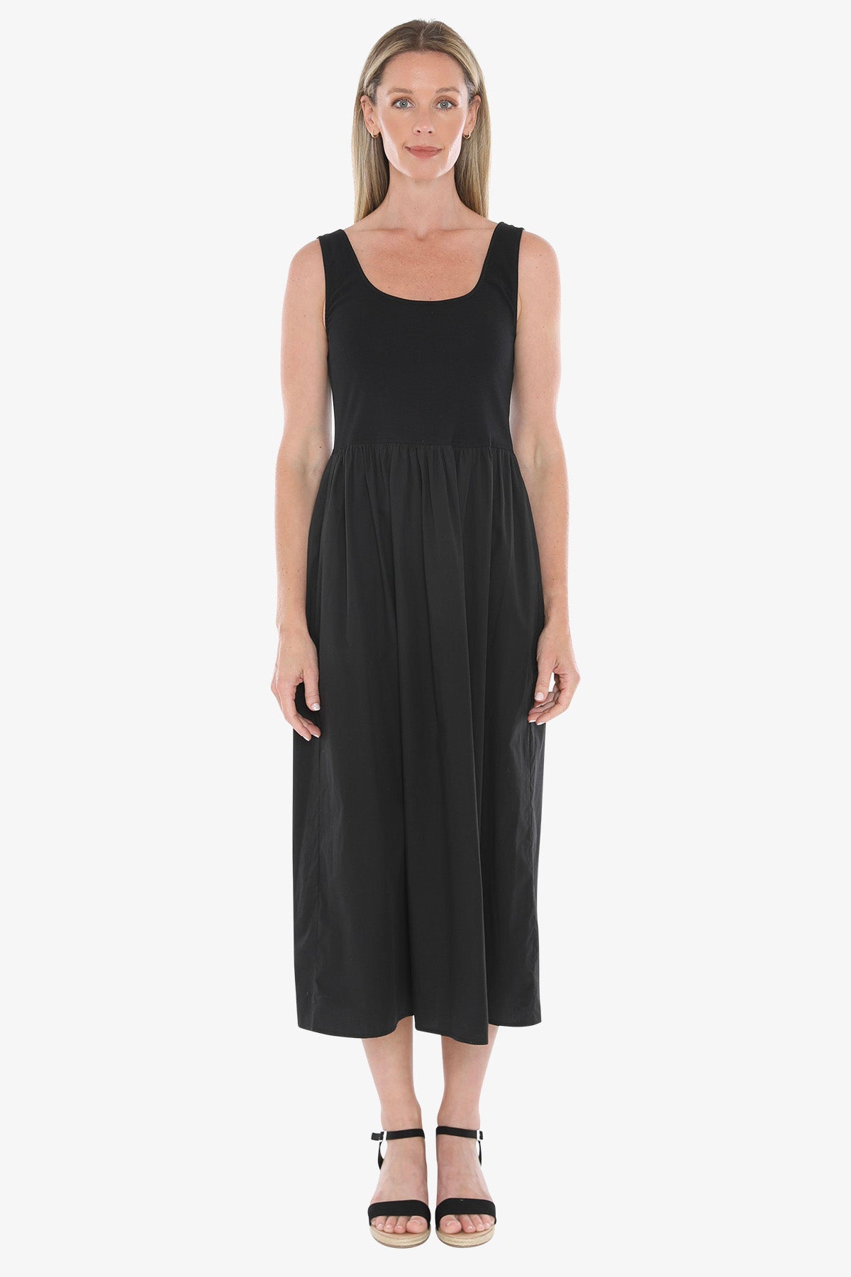 Womens Tank Dress Black 596j5153a