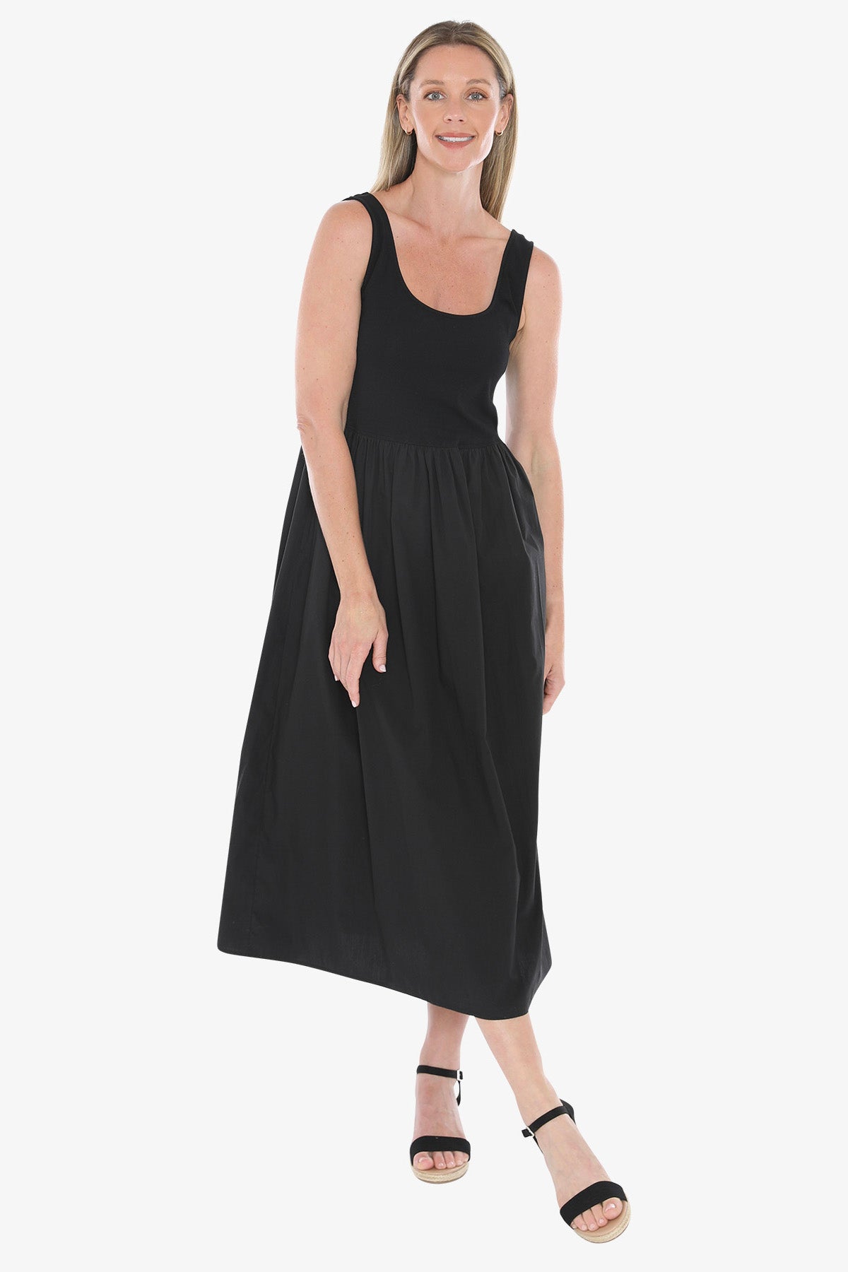 Womens Tank Dress Black 596j5153a