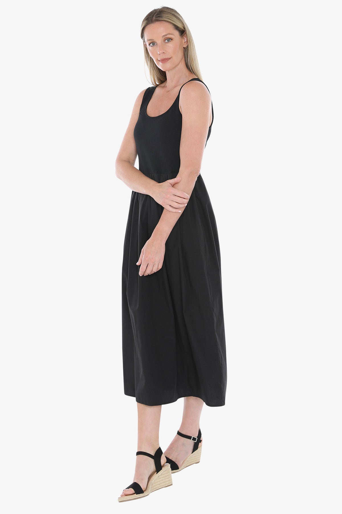 Womens Tank Dress Black 596j5153a