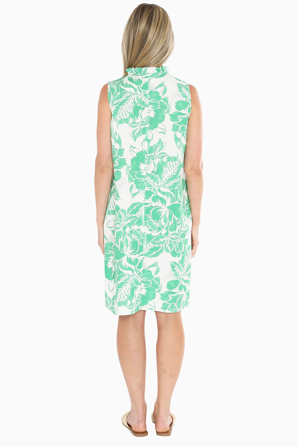 Womens Tuscan Rose Dress Green 596j5169a