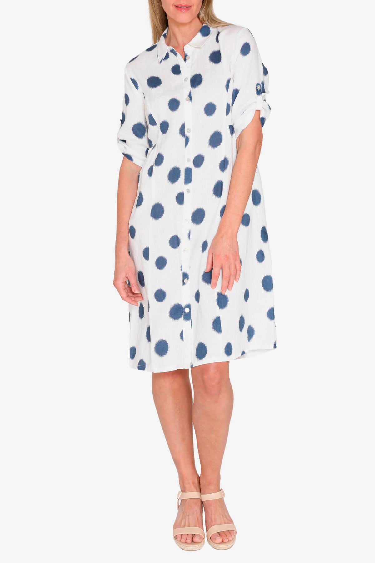 Womens Scratch Spot Dress Blue 596j5188a