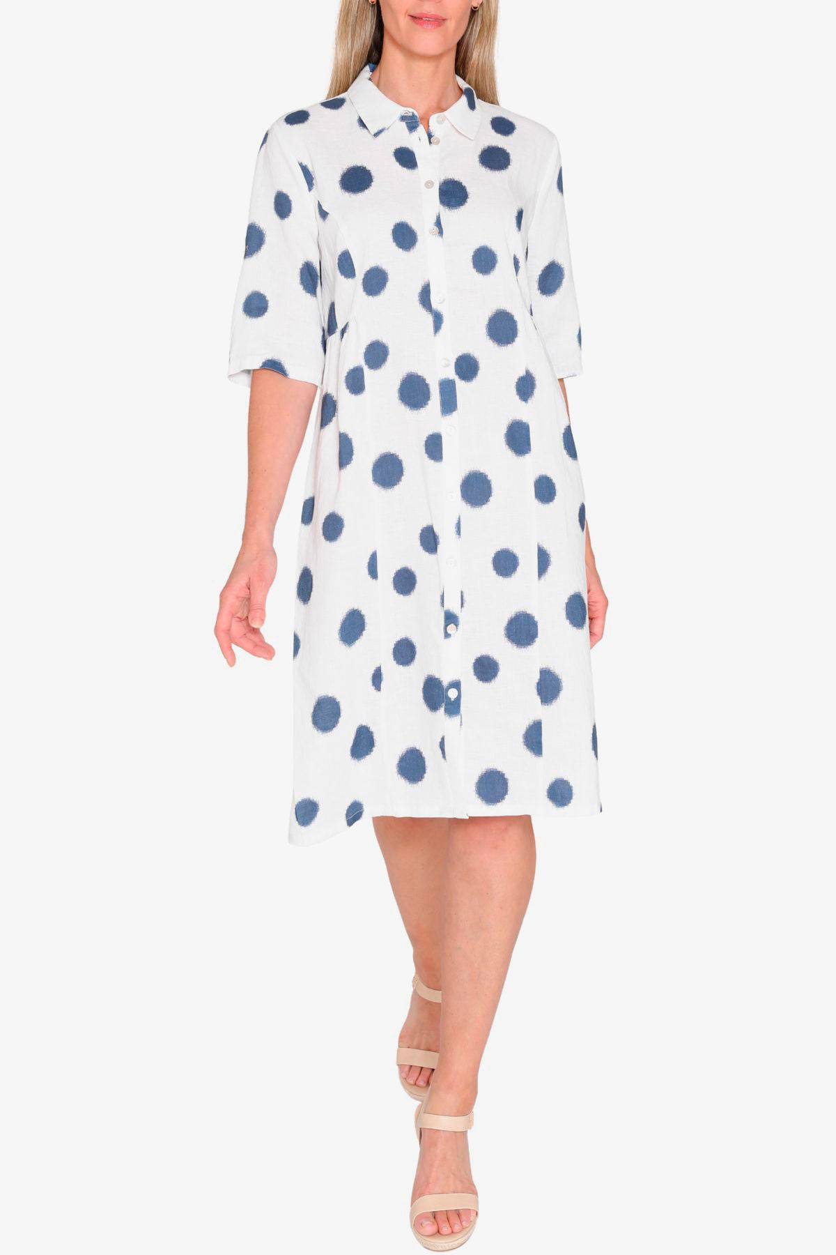 Womens Scratch Spot Dress Blue 596j5188a