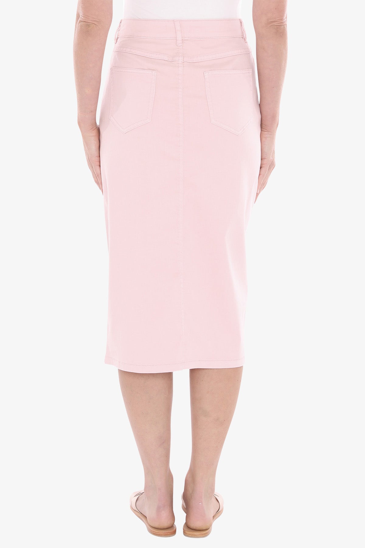 Womens Plait Pocket Skirt Pink 596j6131a