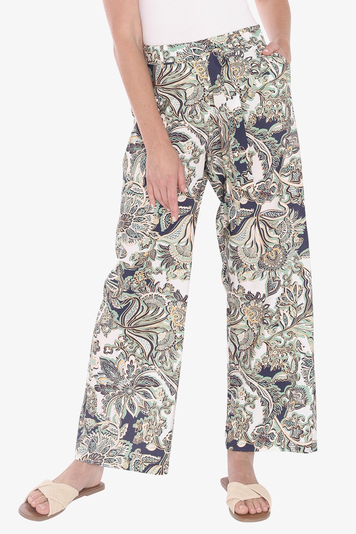 Womens Summer Chintz Pant Multicolor 596j7034a