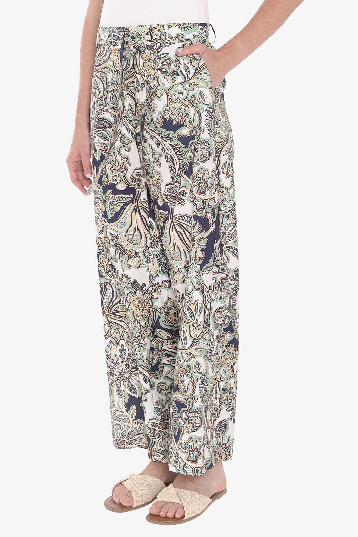 Womens Summer Chintz Pant Multicolor 596j7034a
