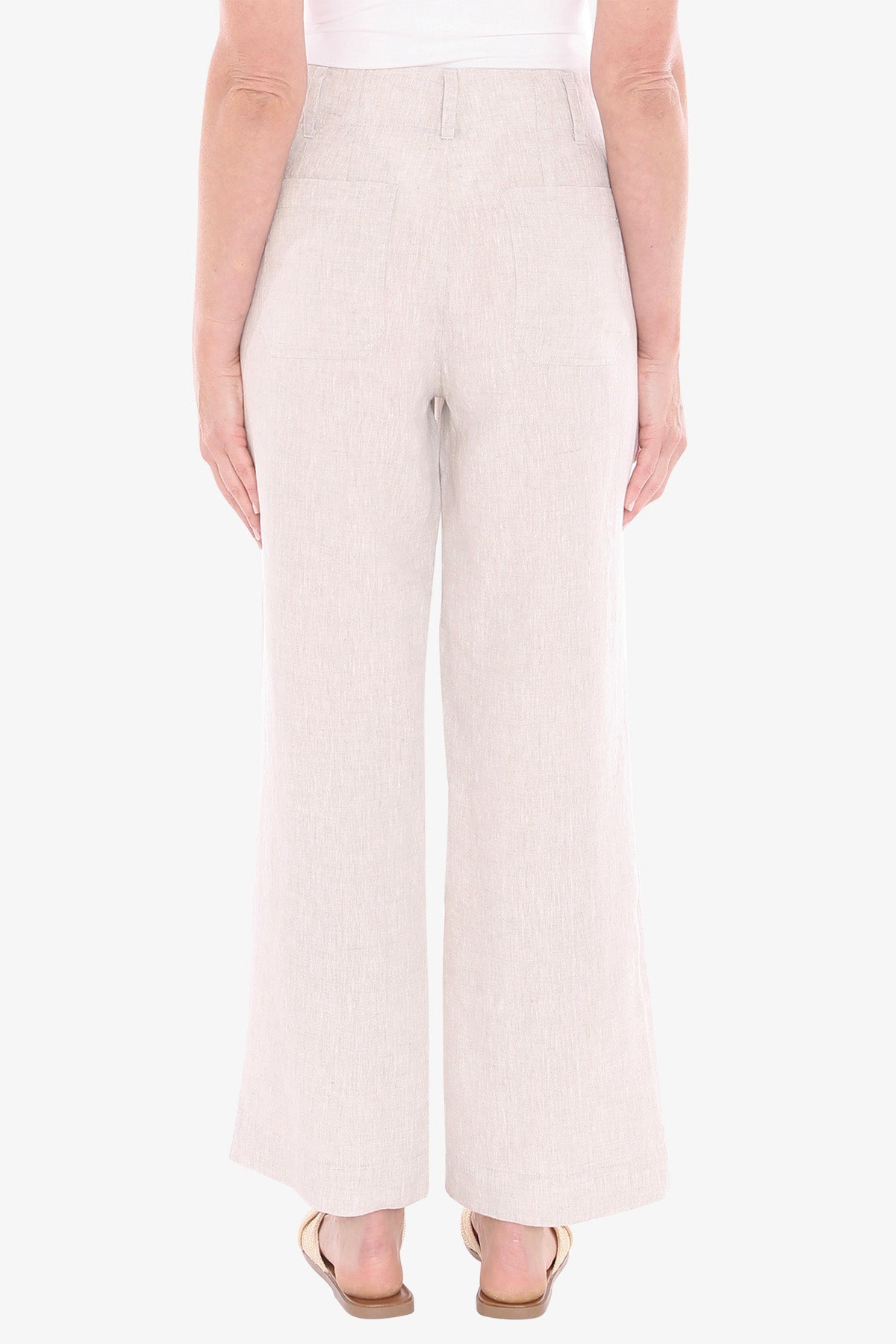 Womens Patch Pocket Pant Beige 596j7070a