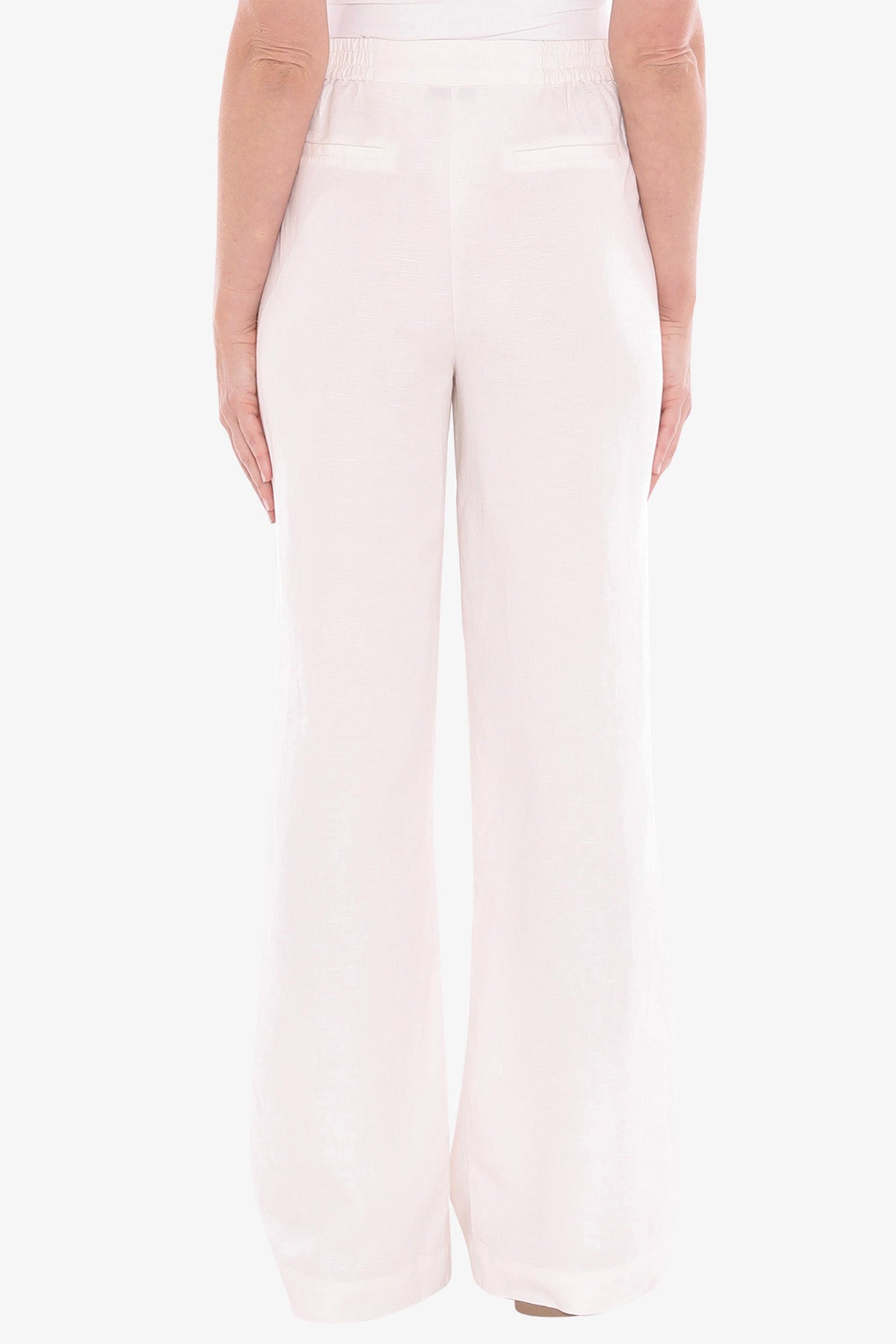 Womens Fly Front Pant White 596j7094a