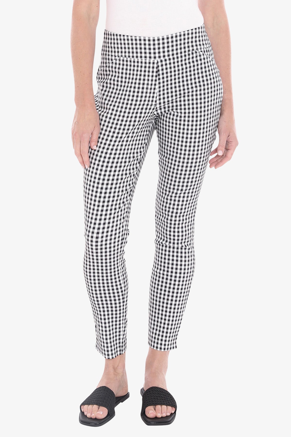 Womens Gingham Pant Multicolor 596j7149a