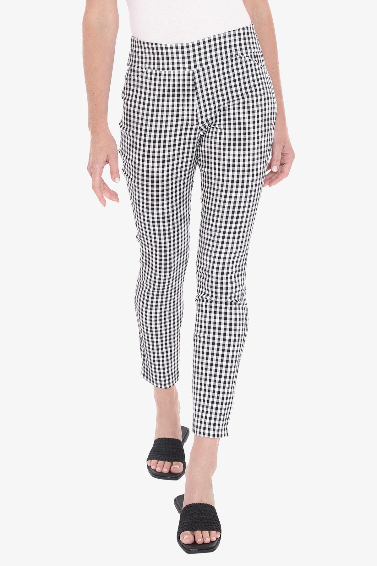 Womens Gingham Pant Multicolor 596j7149a