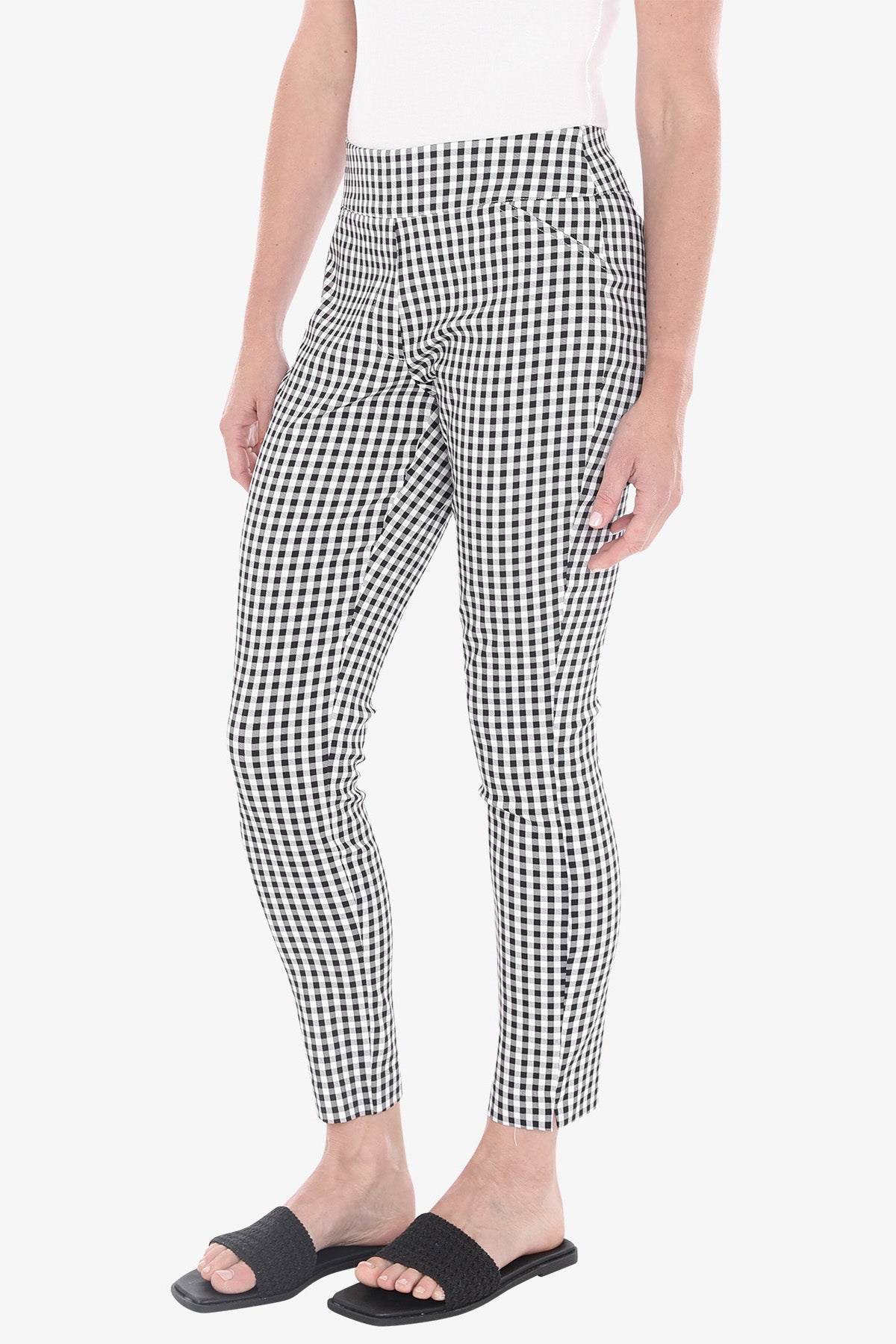Womens Gingham Pant Multicolor 596j7149a