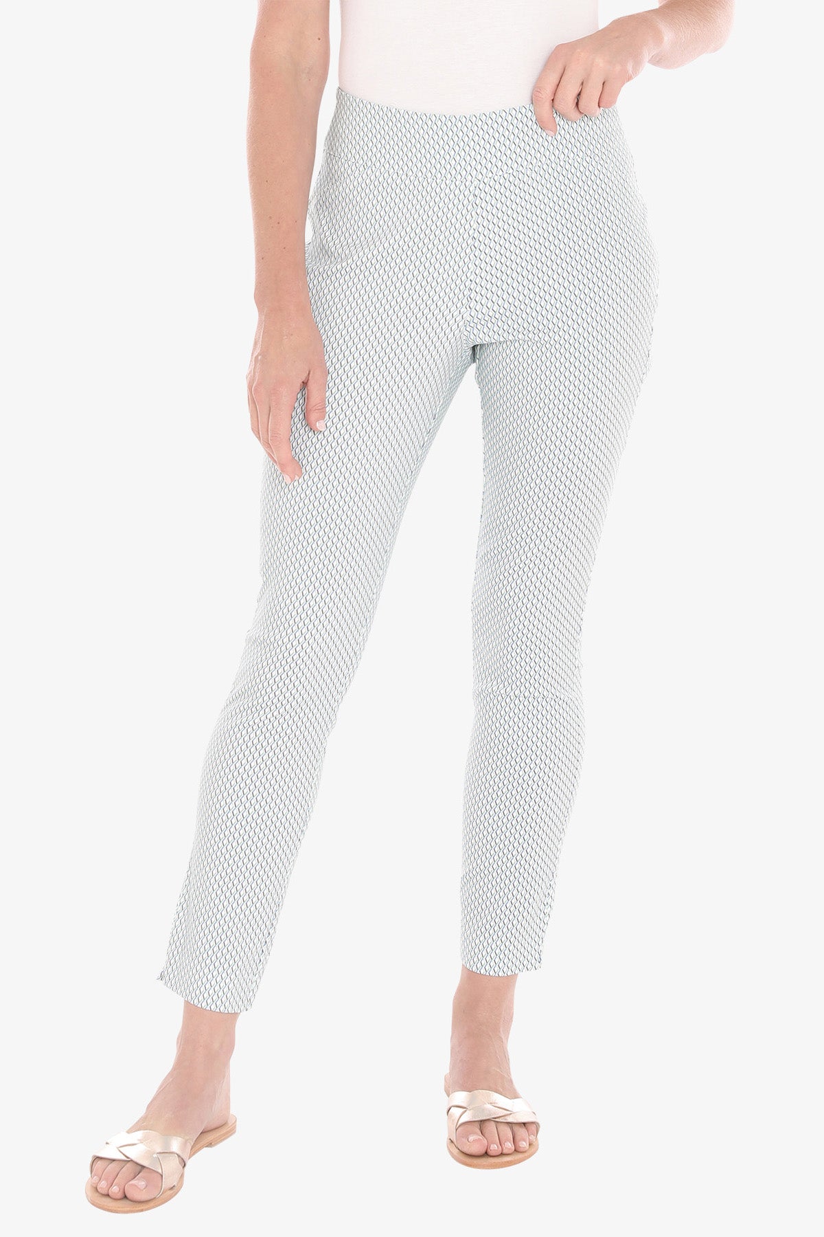 Womens Multi Geo Pant Blue 596j7150a