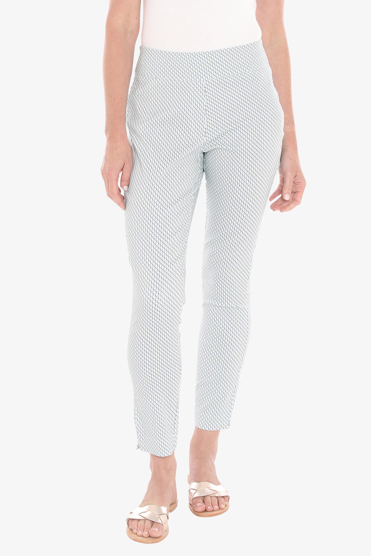 Womens Multi Geo Pant Blue 596j7150a
