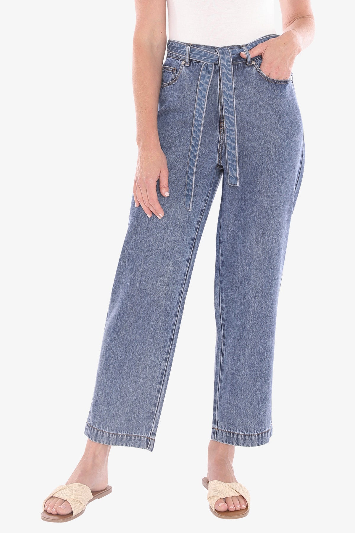 Womens Soft Denim Jean Blue 596j7164a