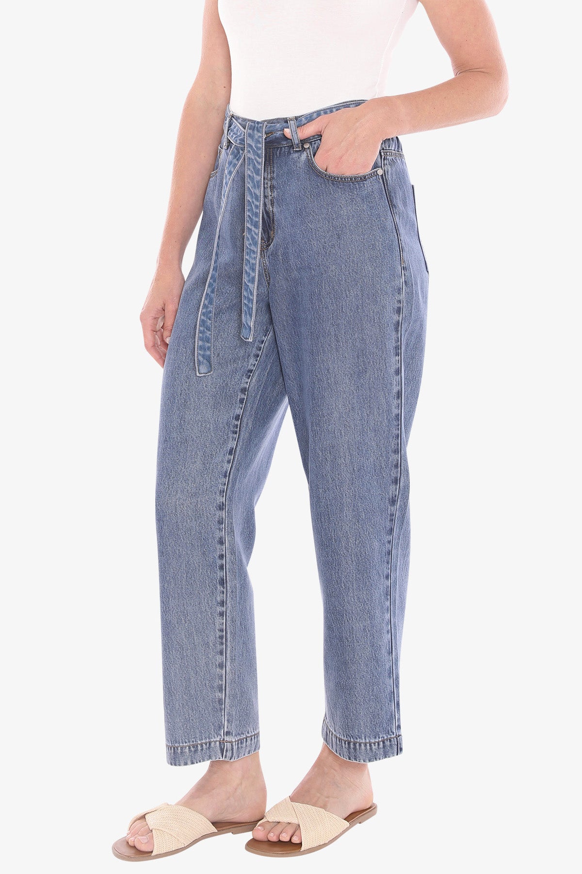 Womens Soft Denim Jean Blue 596j7164a