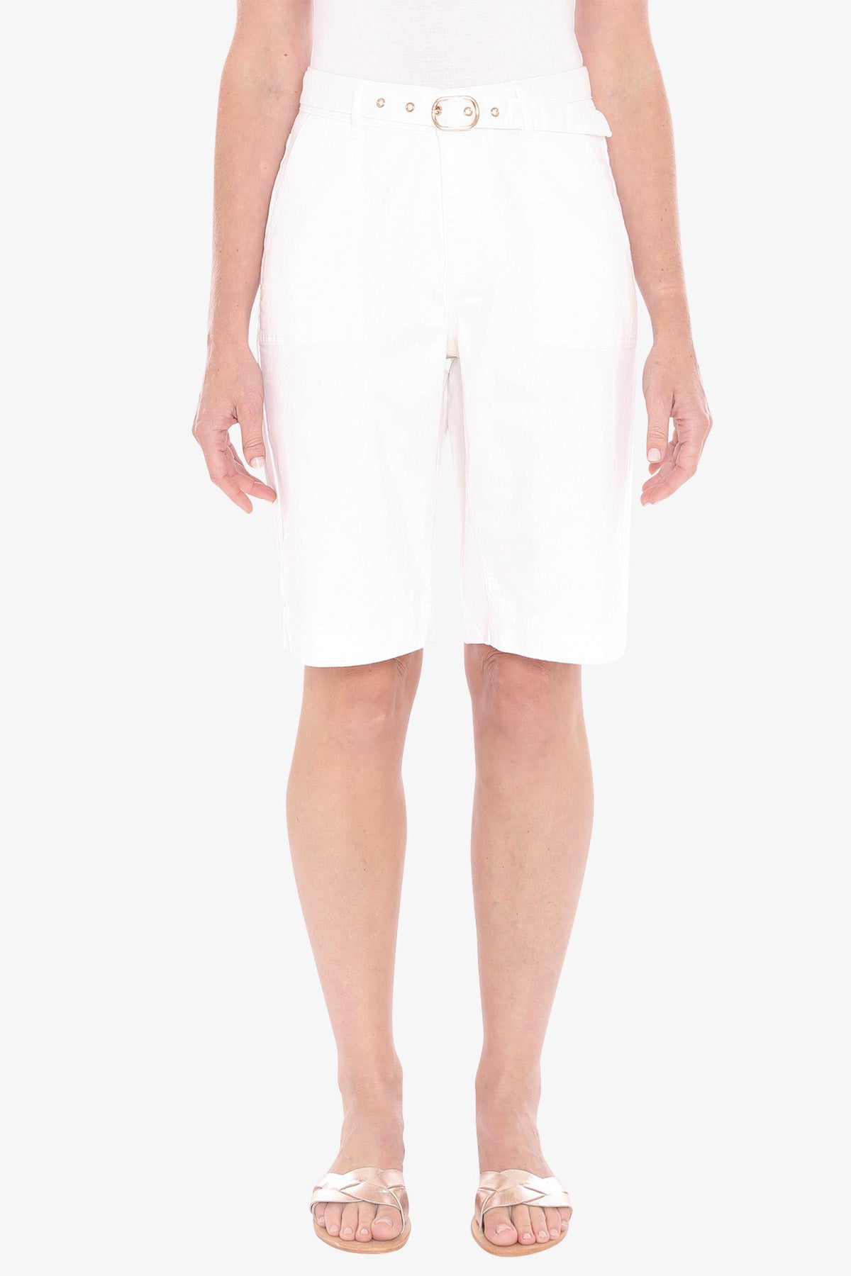 Womens Bermuda White Short White 596j8162a