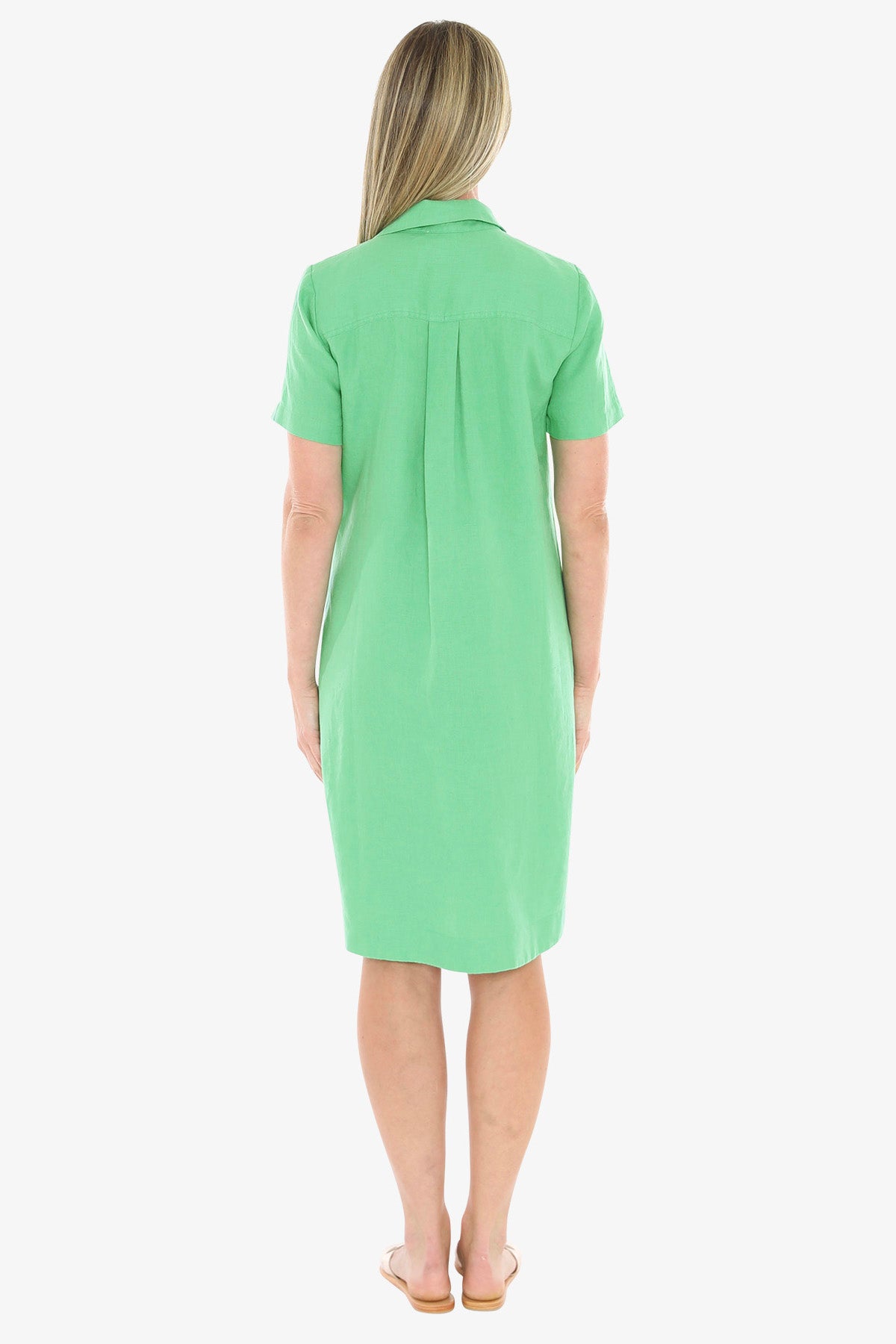 Womens 2 Pocket Dress Green 596j5132a