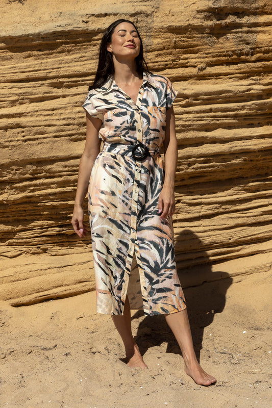 Womens Afrique Dress Animal 596j5147a