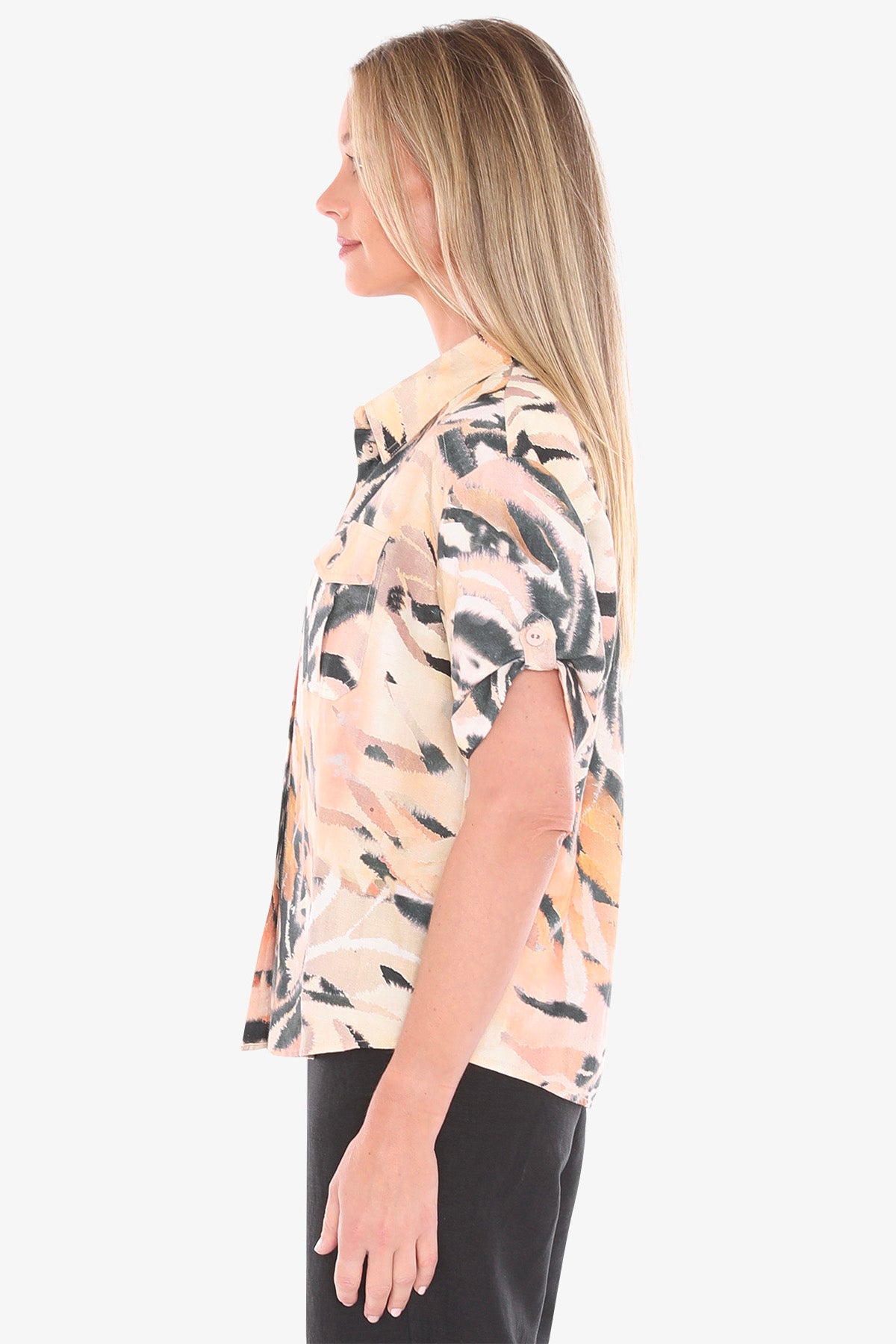 Womens Afrique Shirt Multicolor 596j3144a