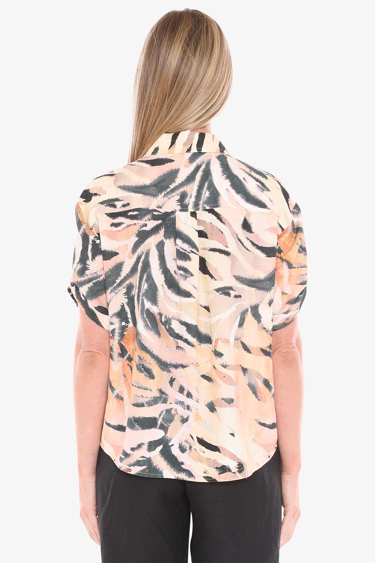 Womens Afrique Shirt Multicolor 596j3144a