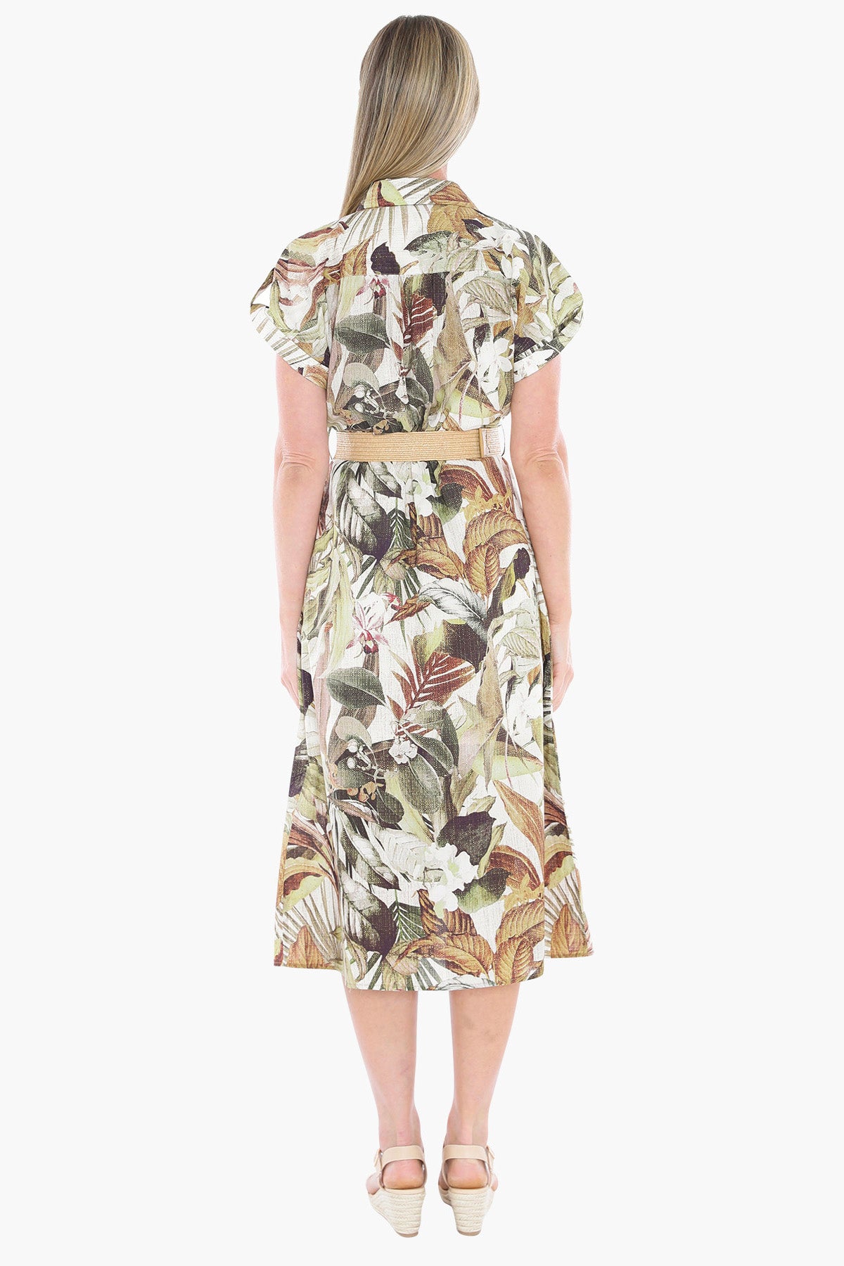 Womens Balmy Tropics Dress Multicolor 596j5172a