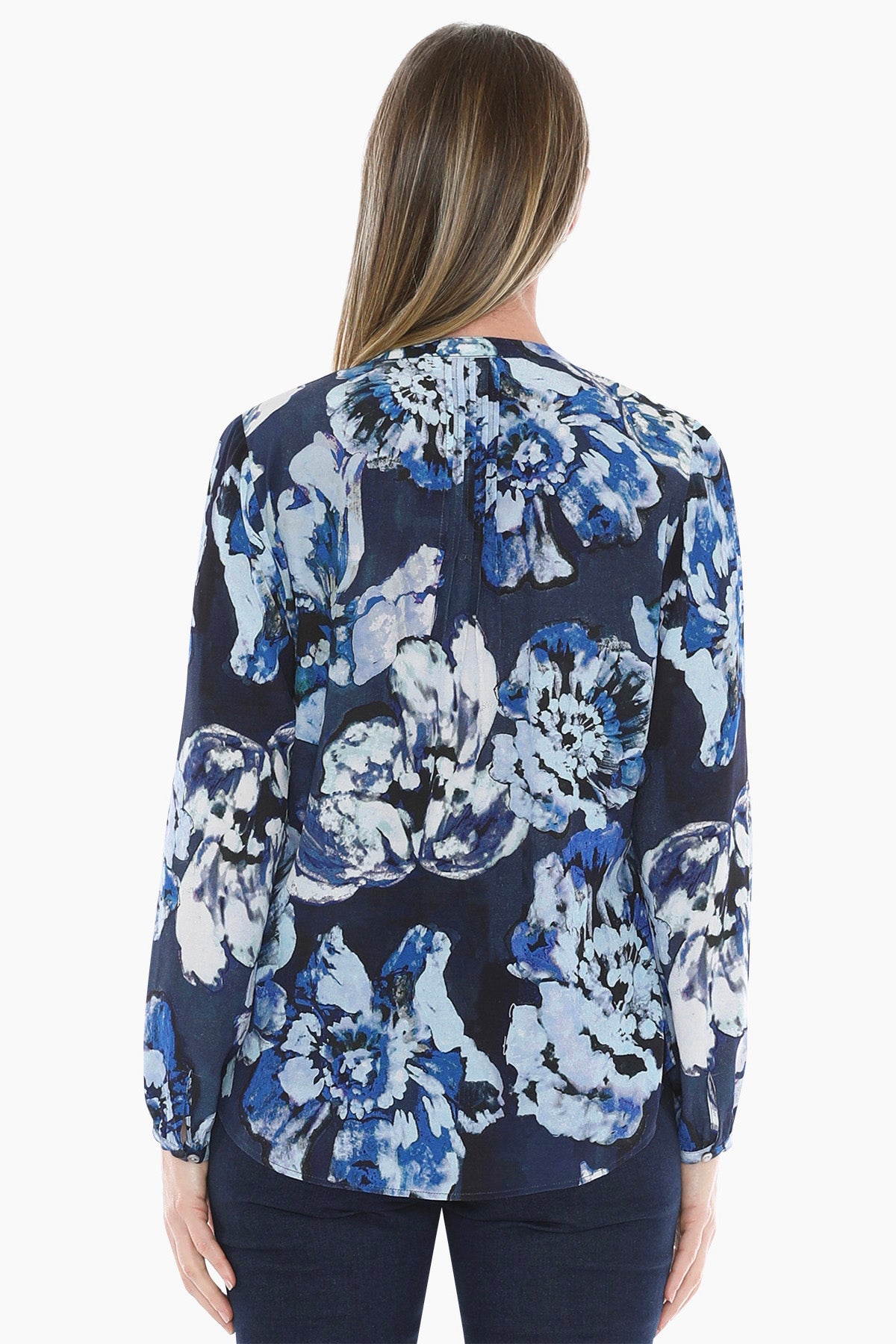 Blue Bloom Top in Multi