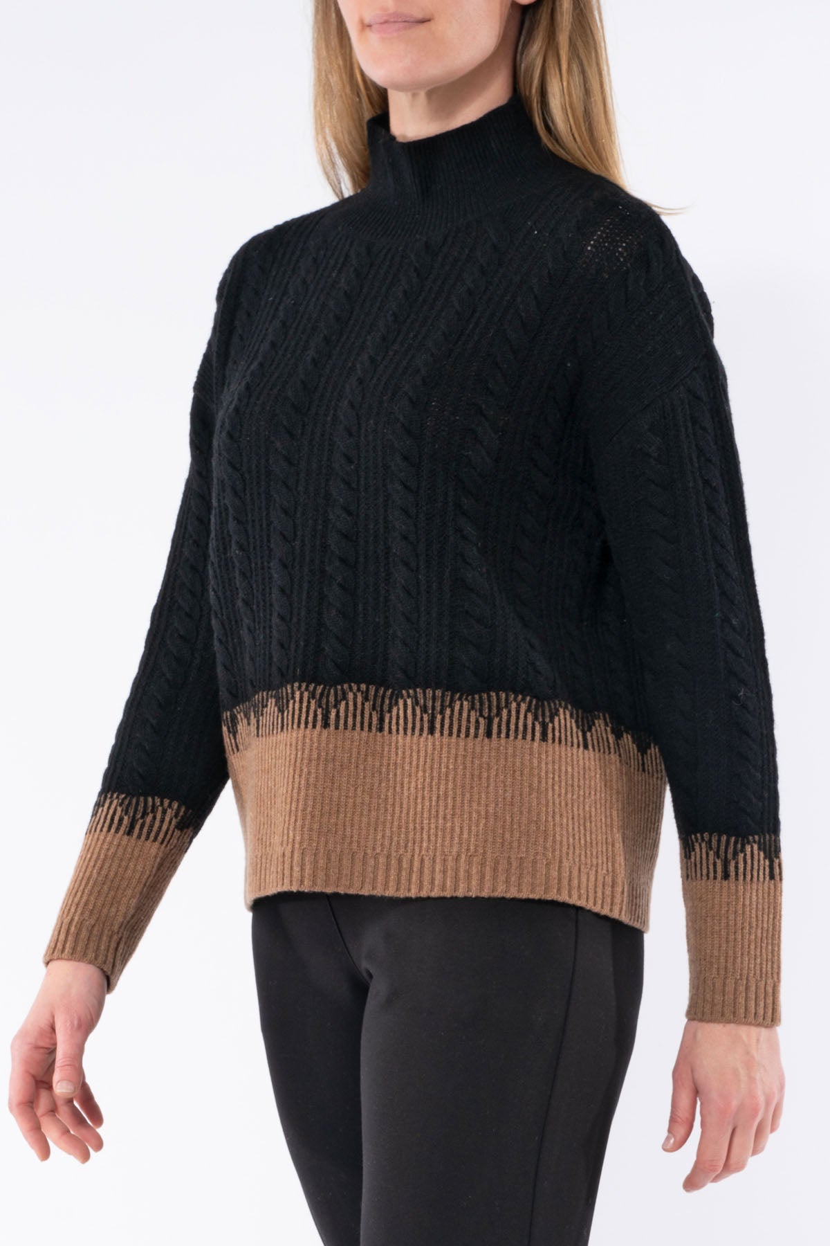 Contrast Pullover