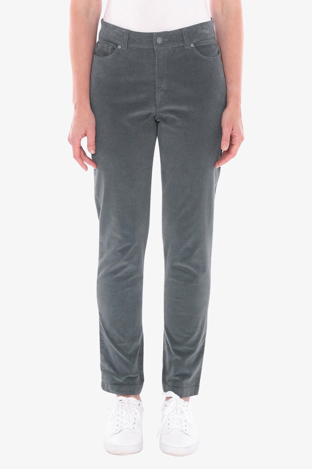 Cord Jean in Moss