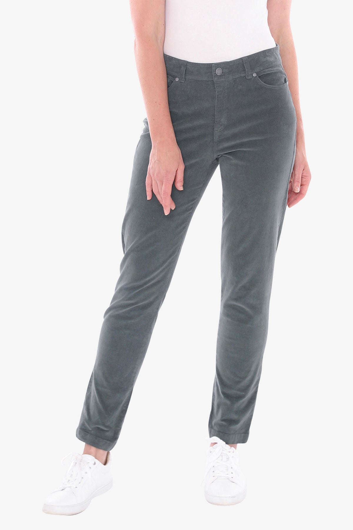 Cord Jean in Moss