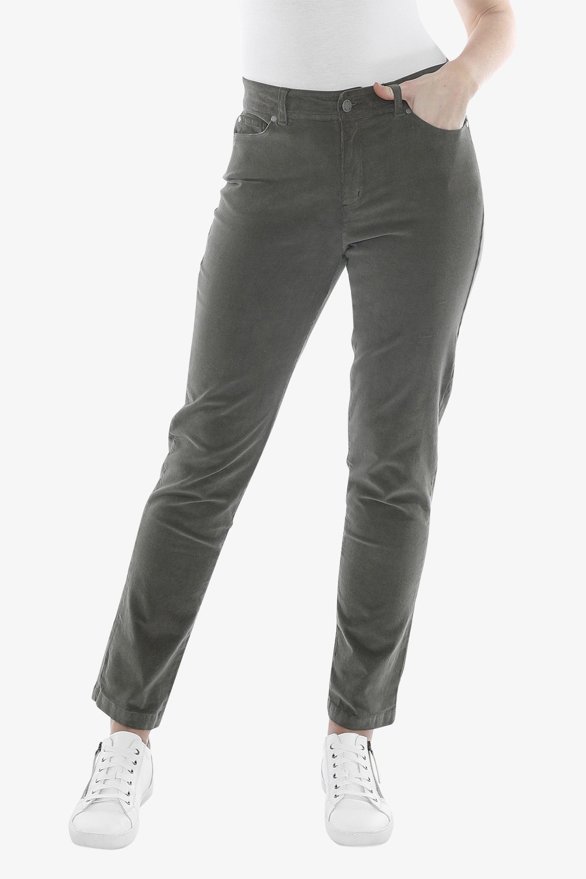 Cord Jean in Khaki