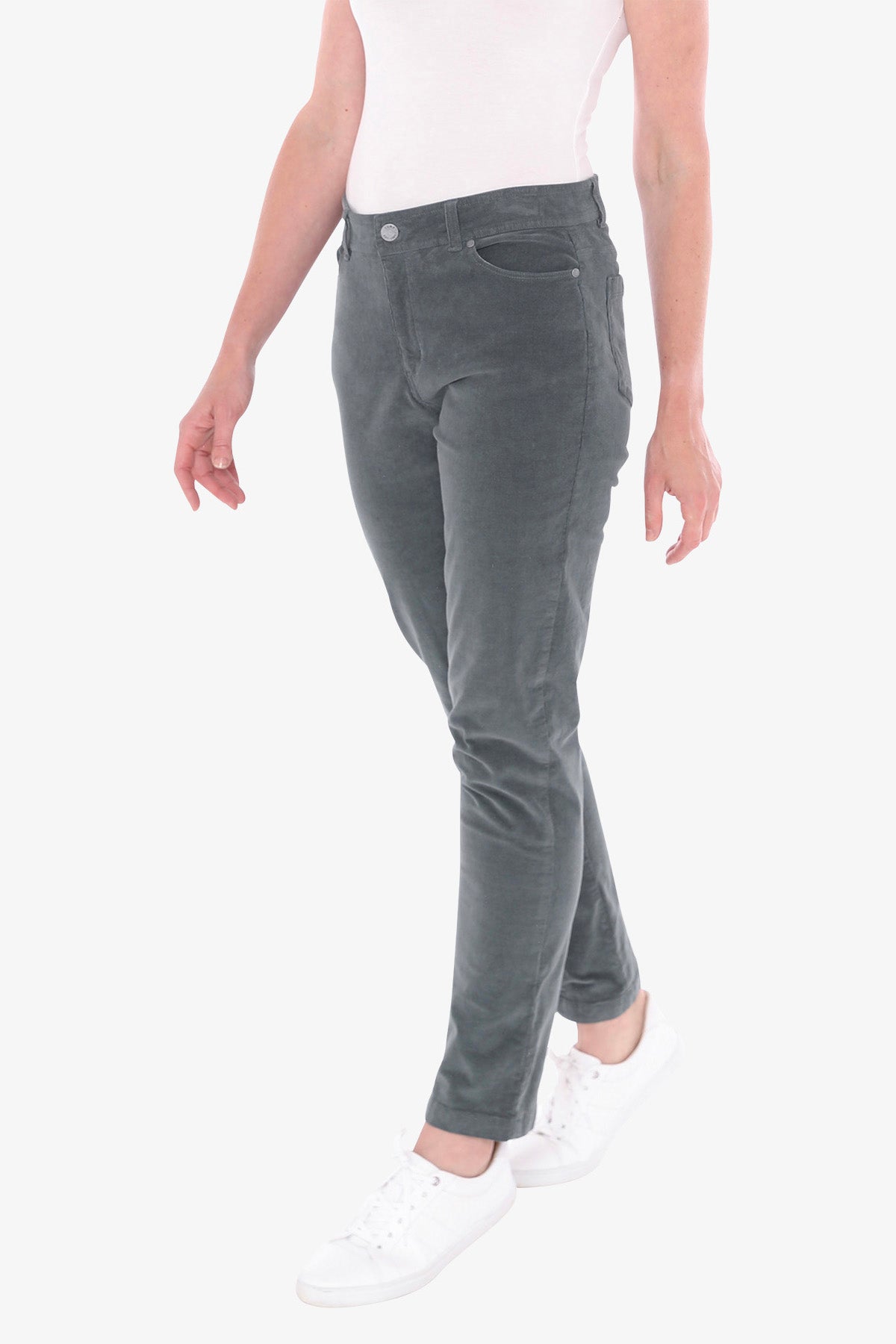 Cord Jean in Moss