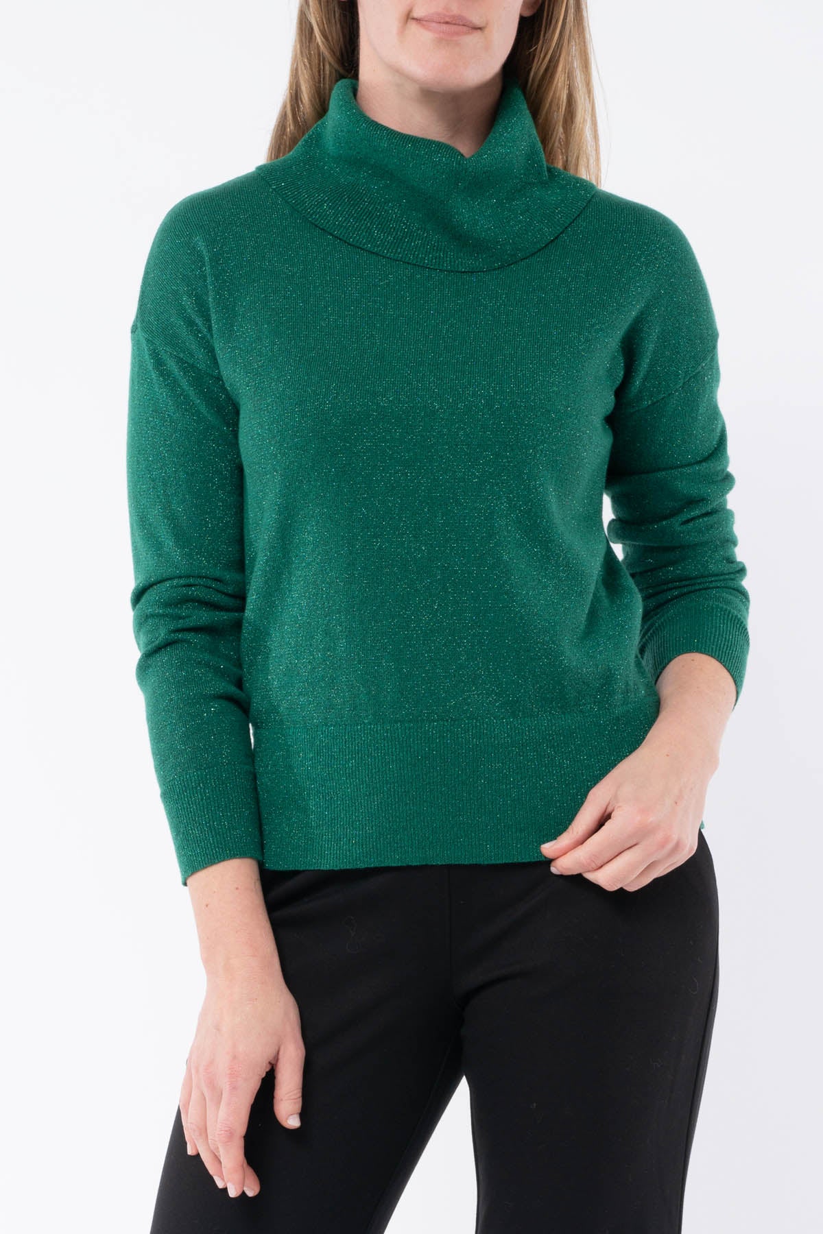 Women's Cowl Neck Pullover Hunter