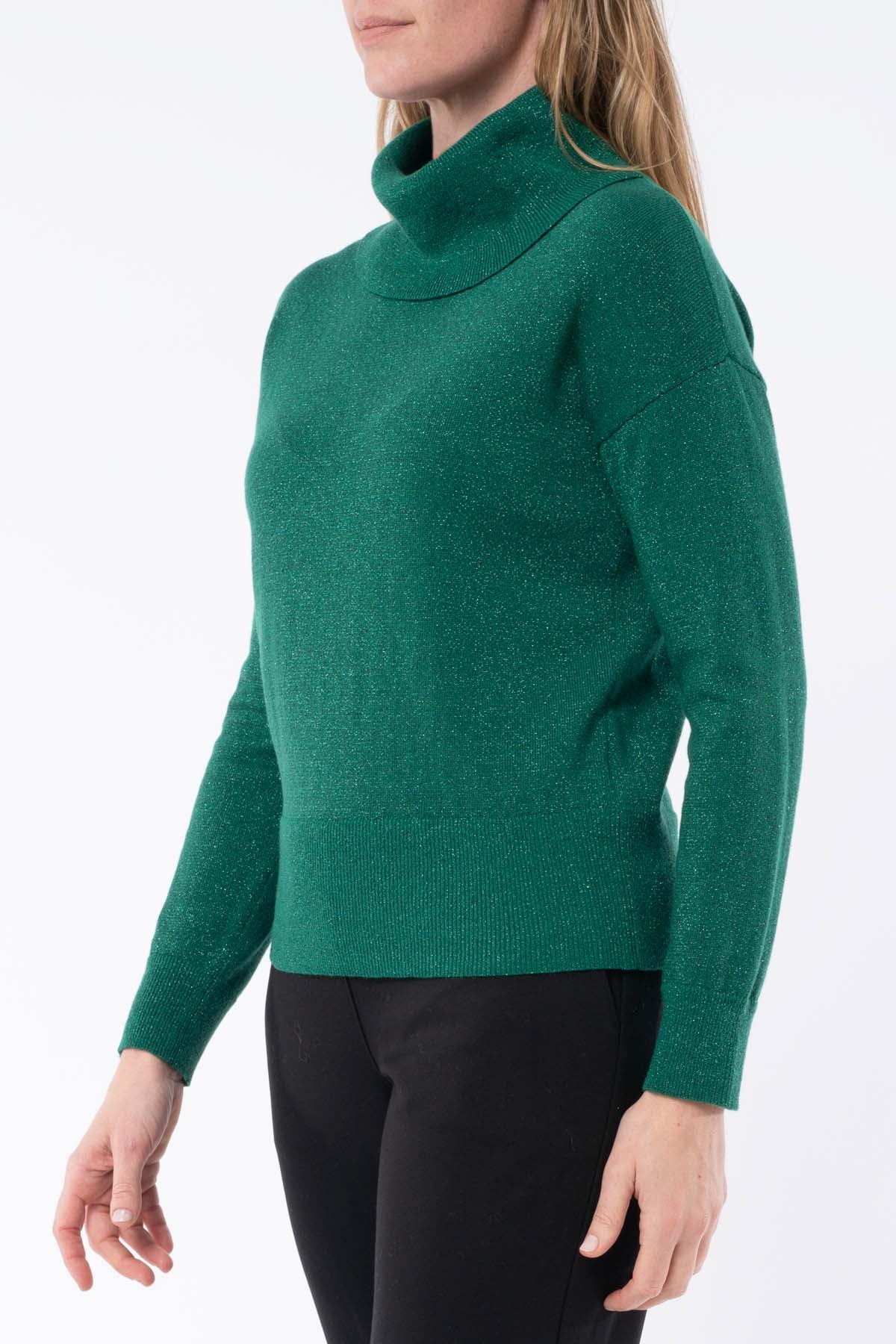 Women's Cowl Neck Pullover Hunter