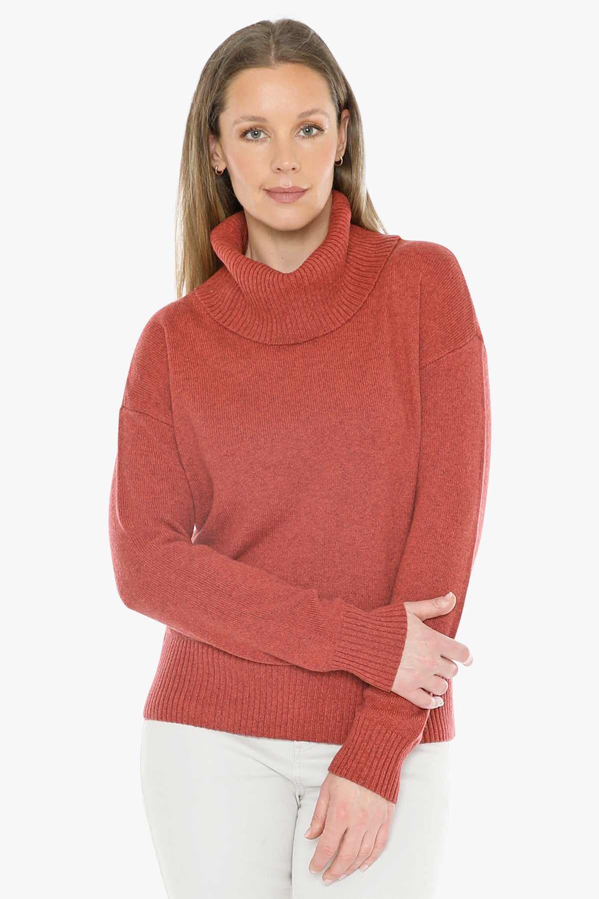 Cowl Neck Pullover in Autumn