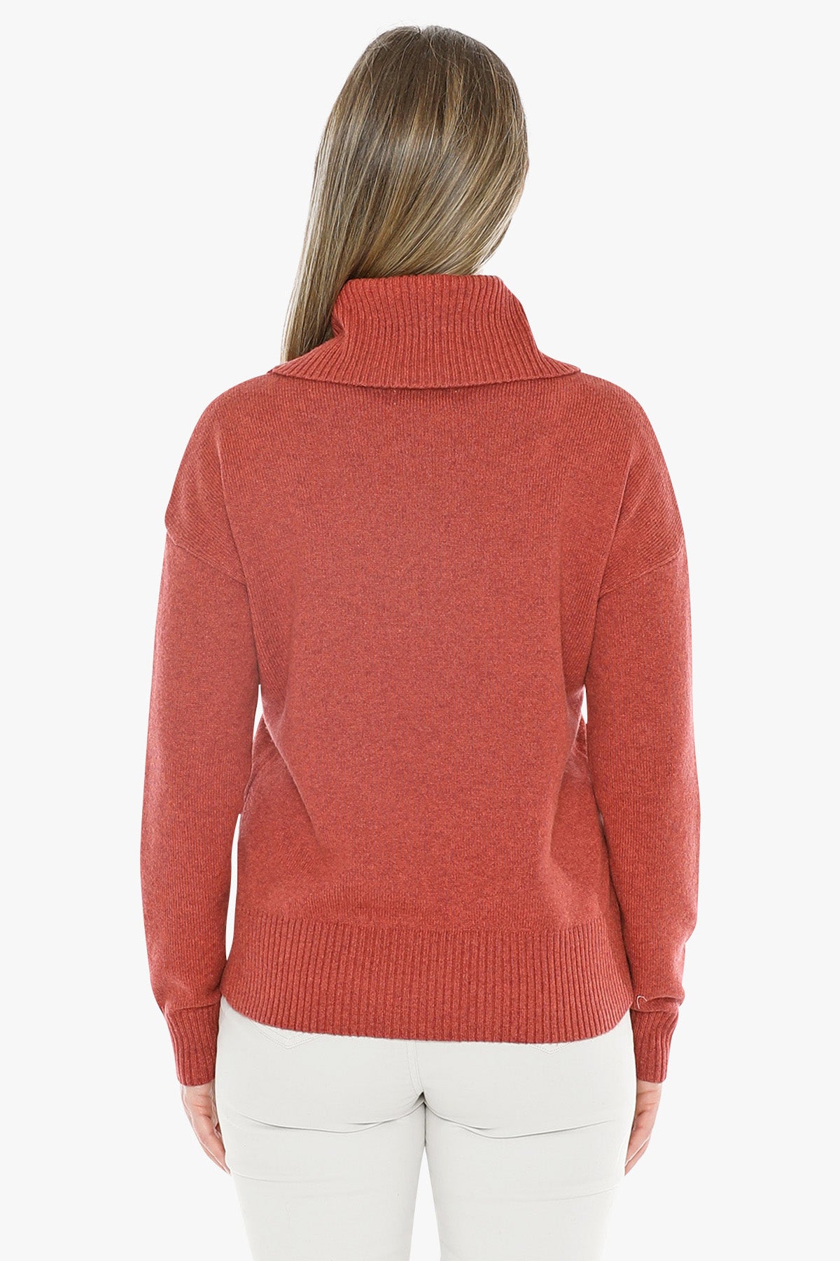 Cowl Neck Pullover in Autumn