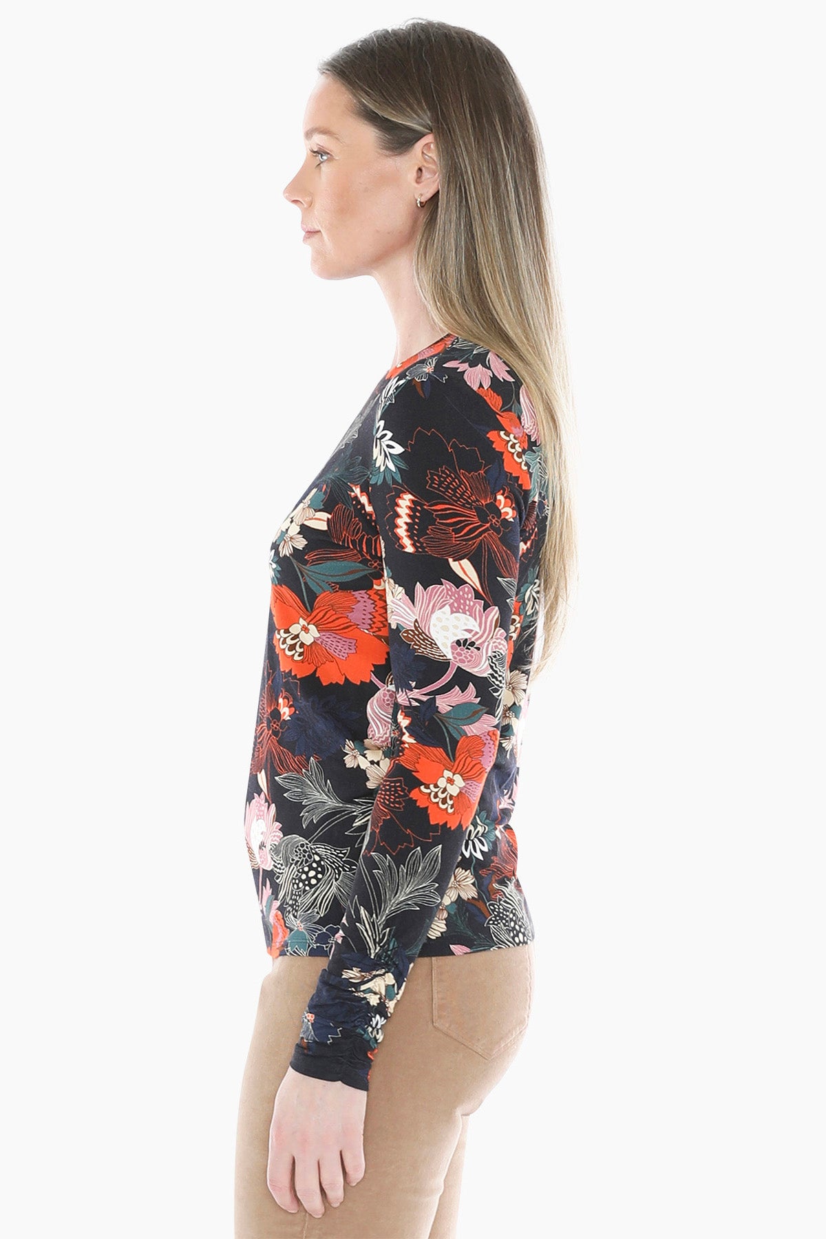 Deco Floral Tee in Multi