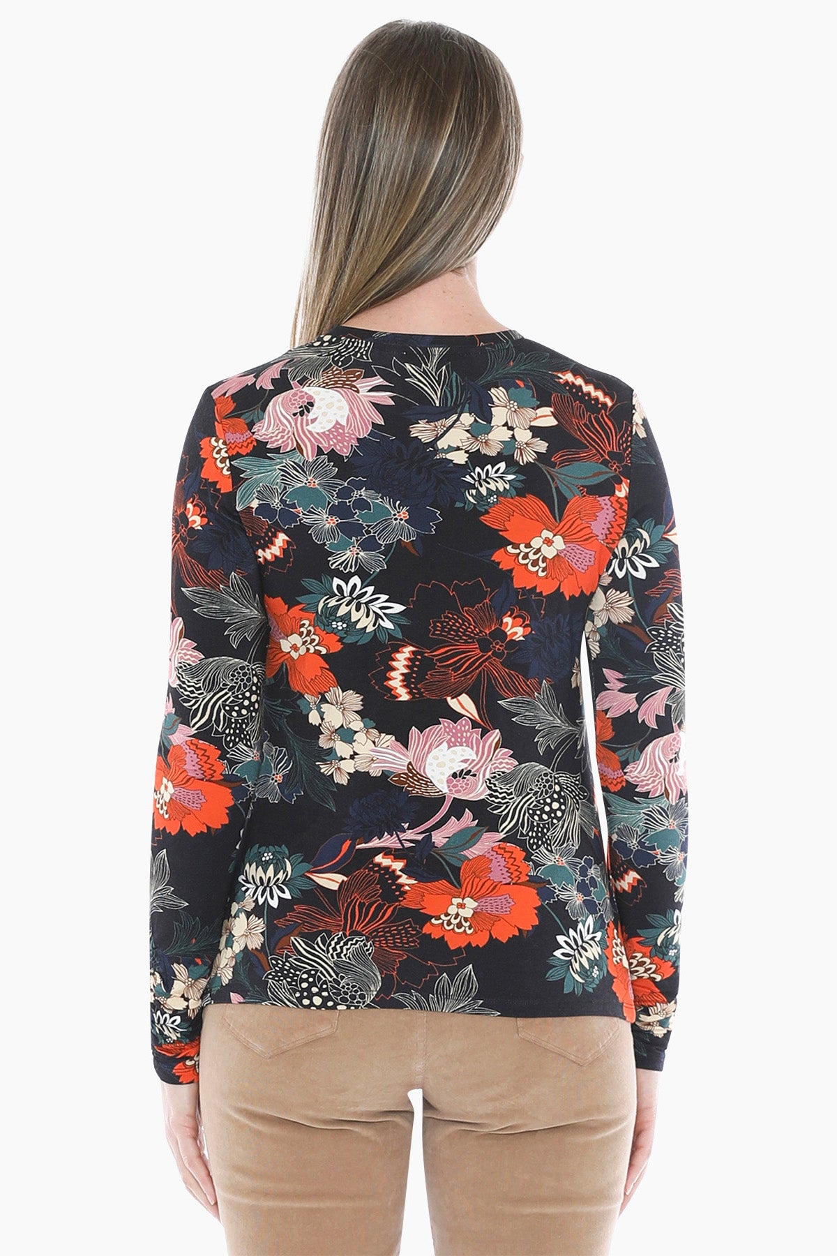 Deco Floral Tee in Multi