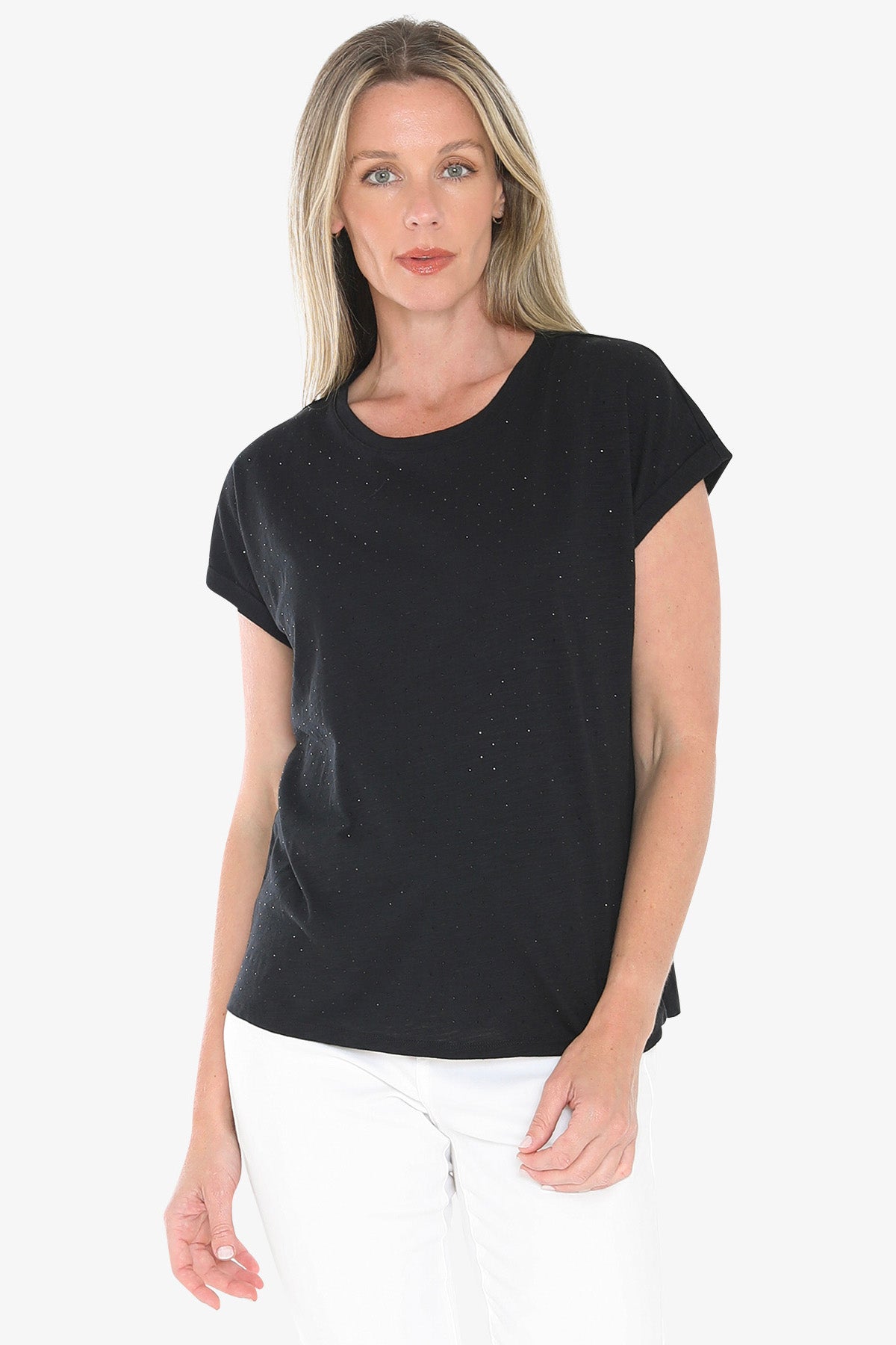 Womens Diamante Tee Black 59612006a