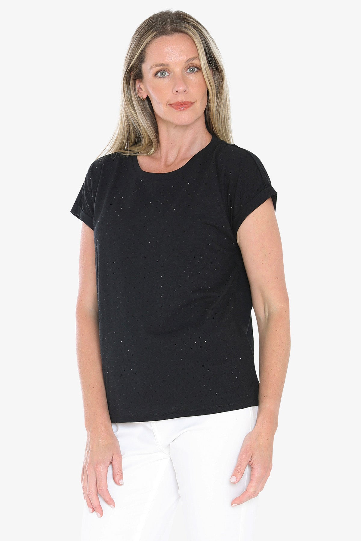 Womens Diamante Tee Black 59612006a