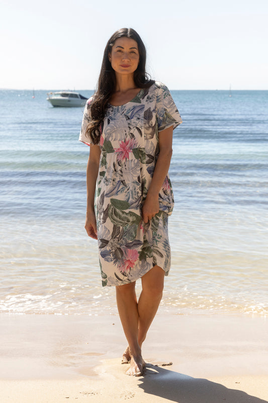 Womens Dusk Jungle Dress Multicolor 596j5170a