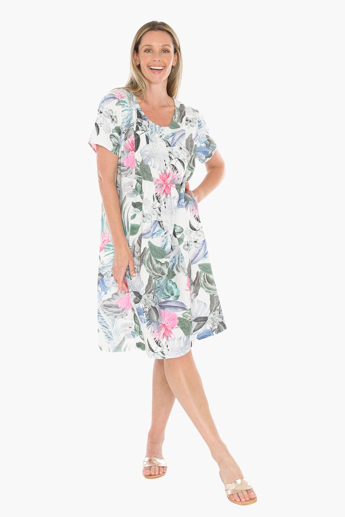 Womens Dusk Jungle Dress Multicolor 596j5170a