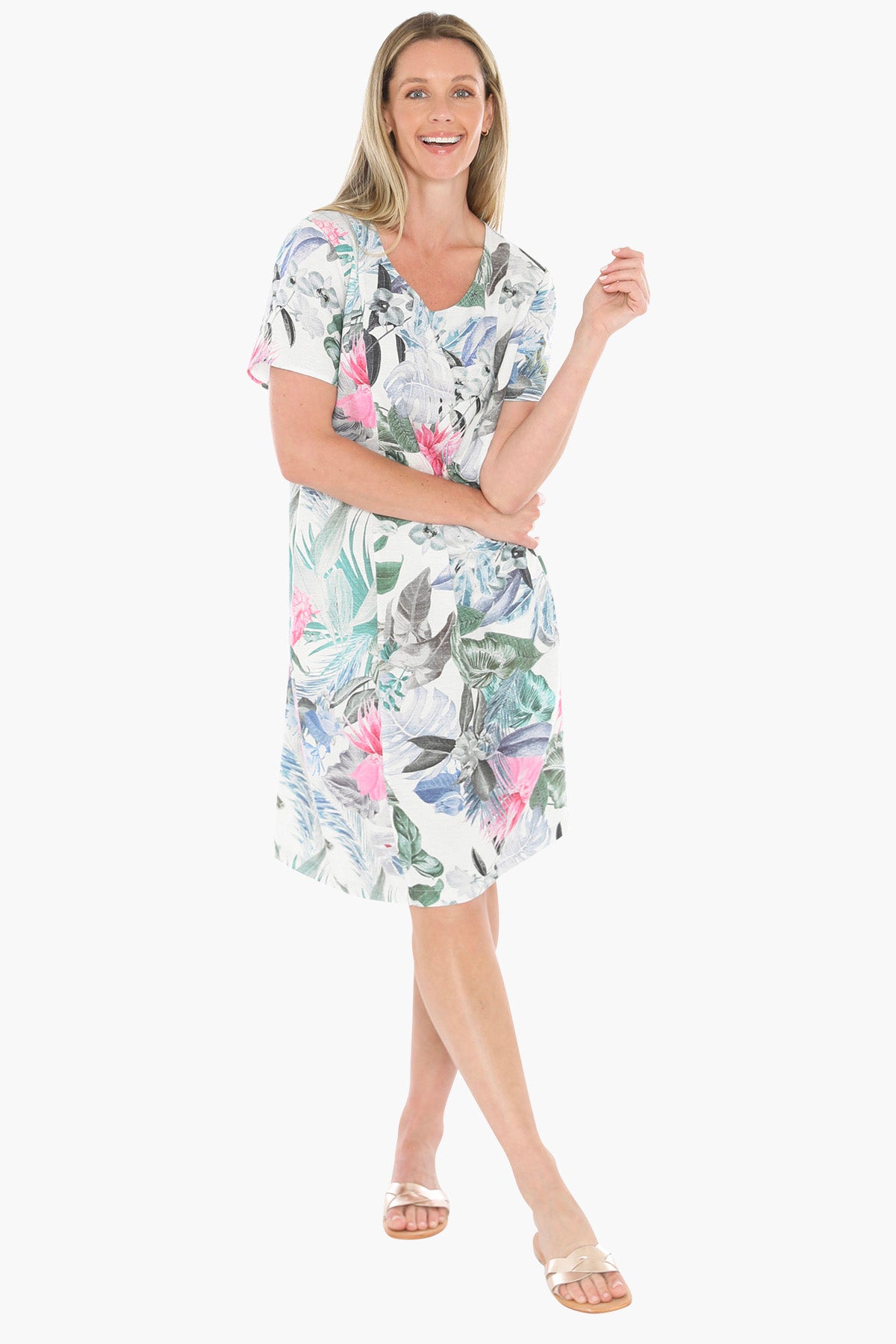 Womens Dusk Jungle Dress Multicolor 596j5170a