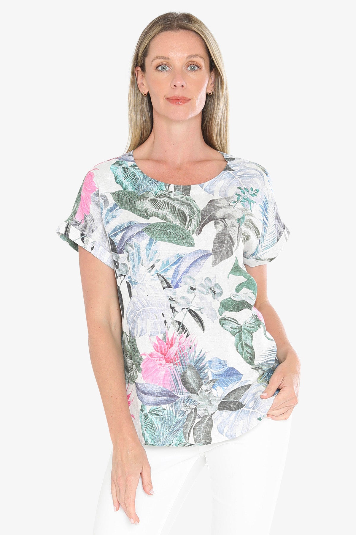 Womens Dusk Jungle Top Multicolor 596j3171a