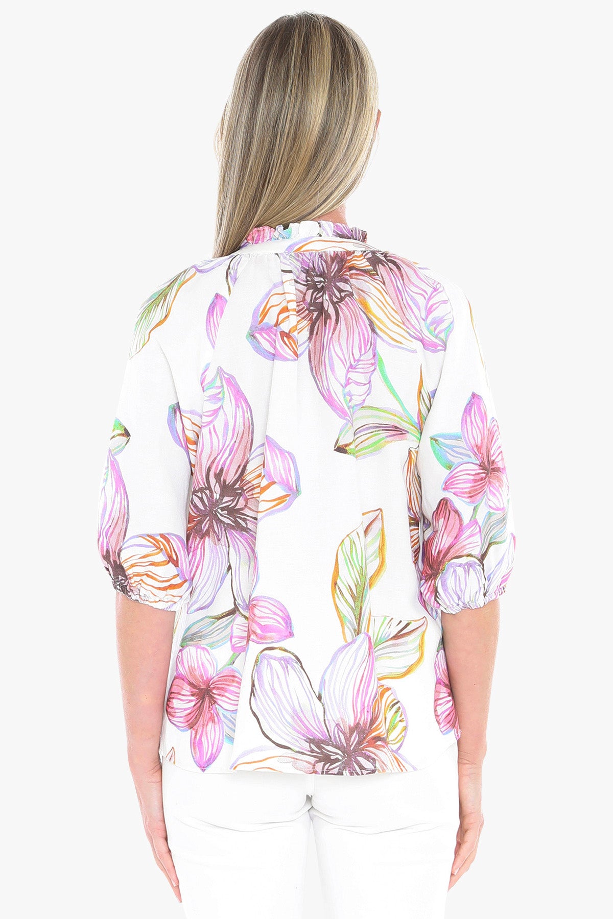 Womens Floraline Top Multicolor 596j3168a